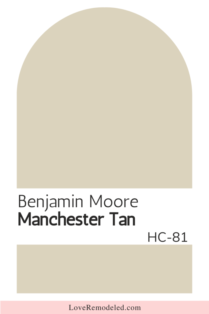 Benjamin Moore Warm Neutral Paint Color - Manchester Tan