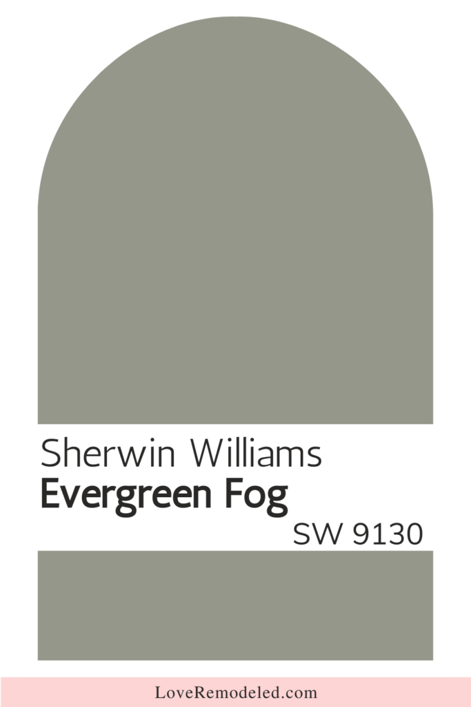Sherwin Williams Green Paint Color - Evergreen Fog