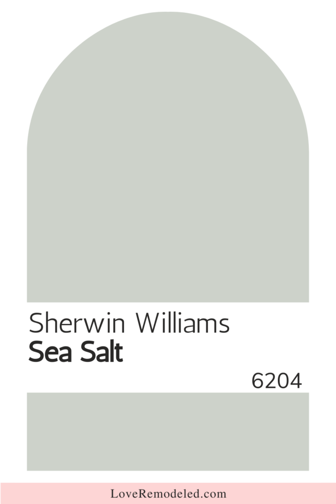 Sherwin Williams Green Paint Color - Sea Salt