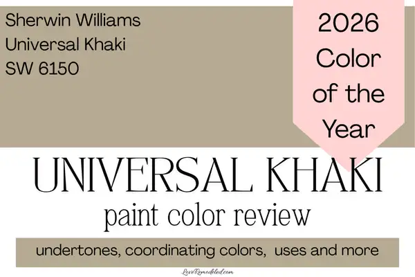 Sherwin Williams Universal Khaki Paint Color Review