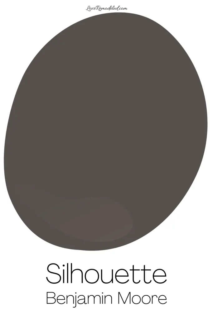 Silhouette Benjamin Moore Paint Drop