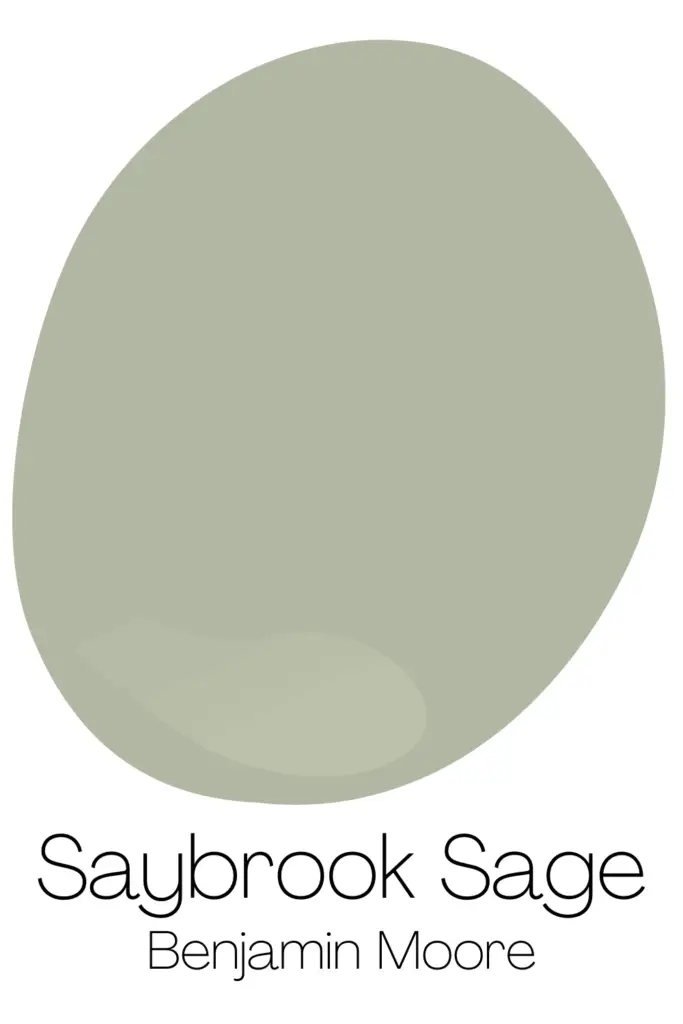 Saybrook Sage Paint Drop - The Most Popular Paint Colors by Benjamin Moore 