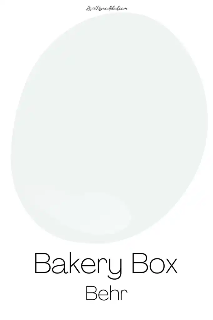 Behr Bakery Box Paint Drop