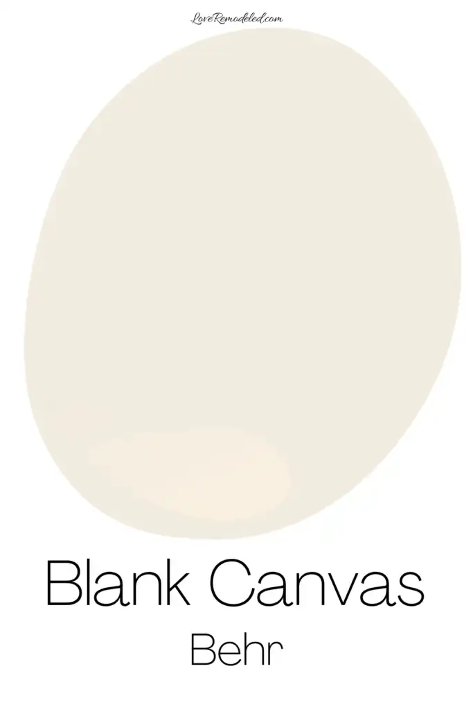 Behr Blank Canvas Paint Drop