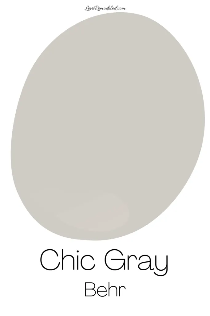 Behr Chic Gray Paint Drop