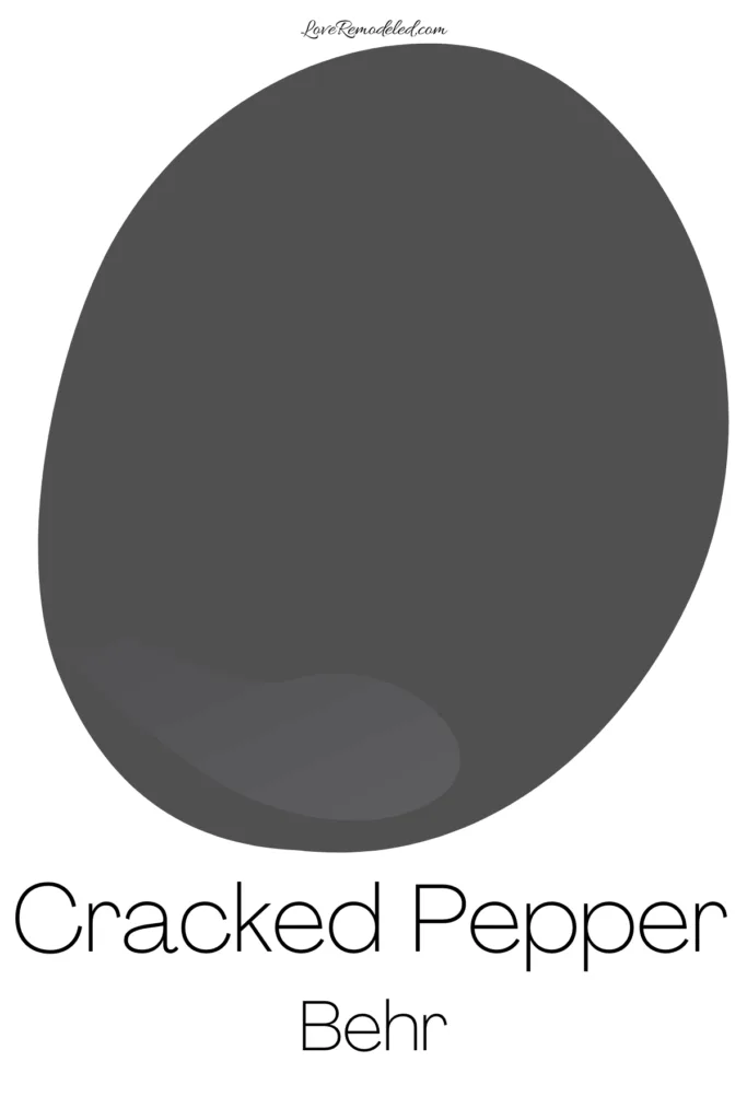 Behr Cracked Pepper Paint Drop
