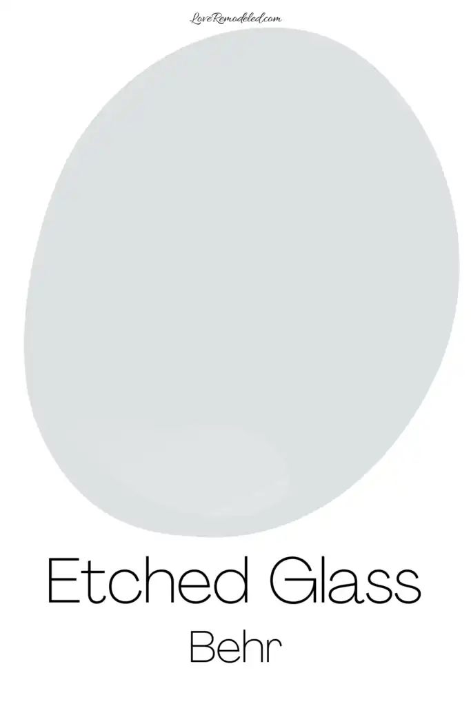 Behr Etched Glass Paint Drop