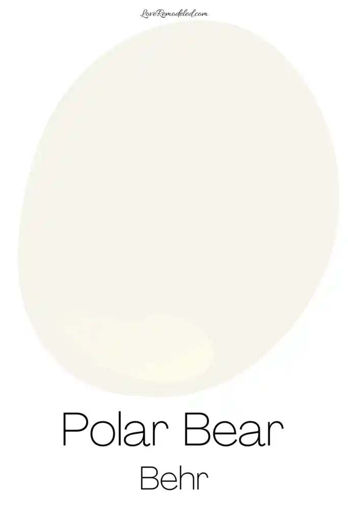 Behr Polar Bear Paint Drop