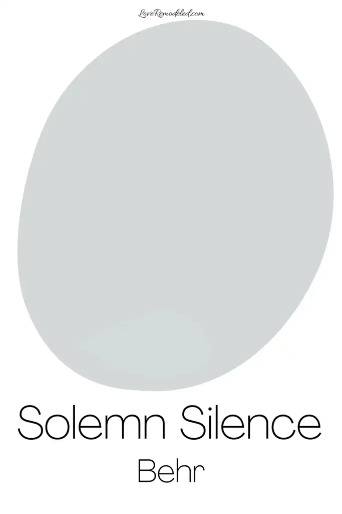 Behr Solemn Silence Paint Drop