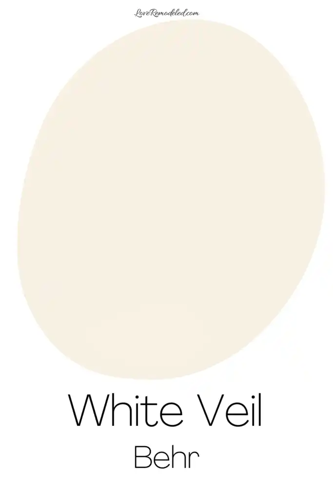 Behr White Veil Paint Drop