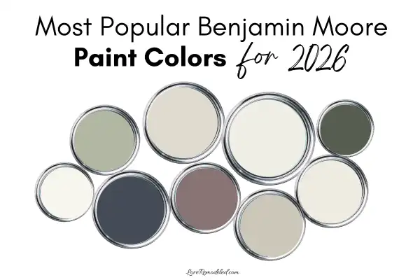 Most Popular Benjamin Moore Paint Colors for 2026 - paint pots