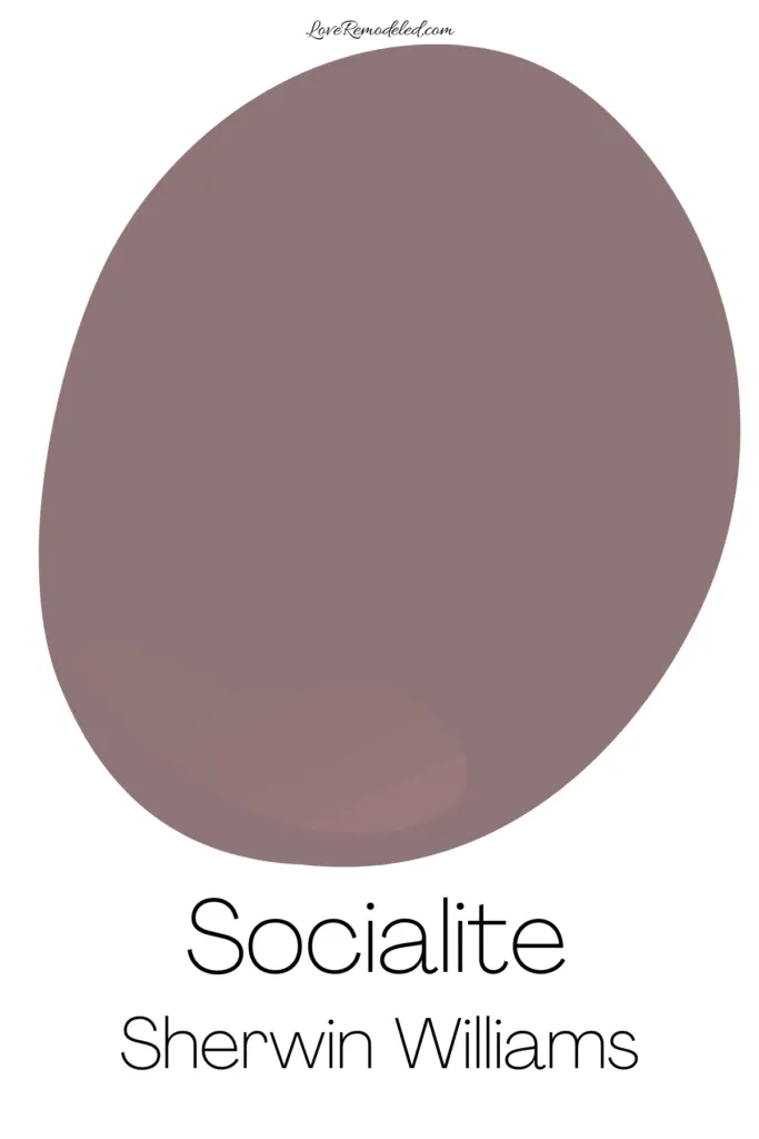 Sherwin Williams Socialite Paint Drop