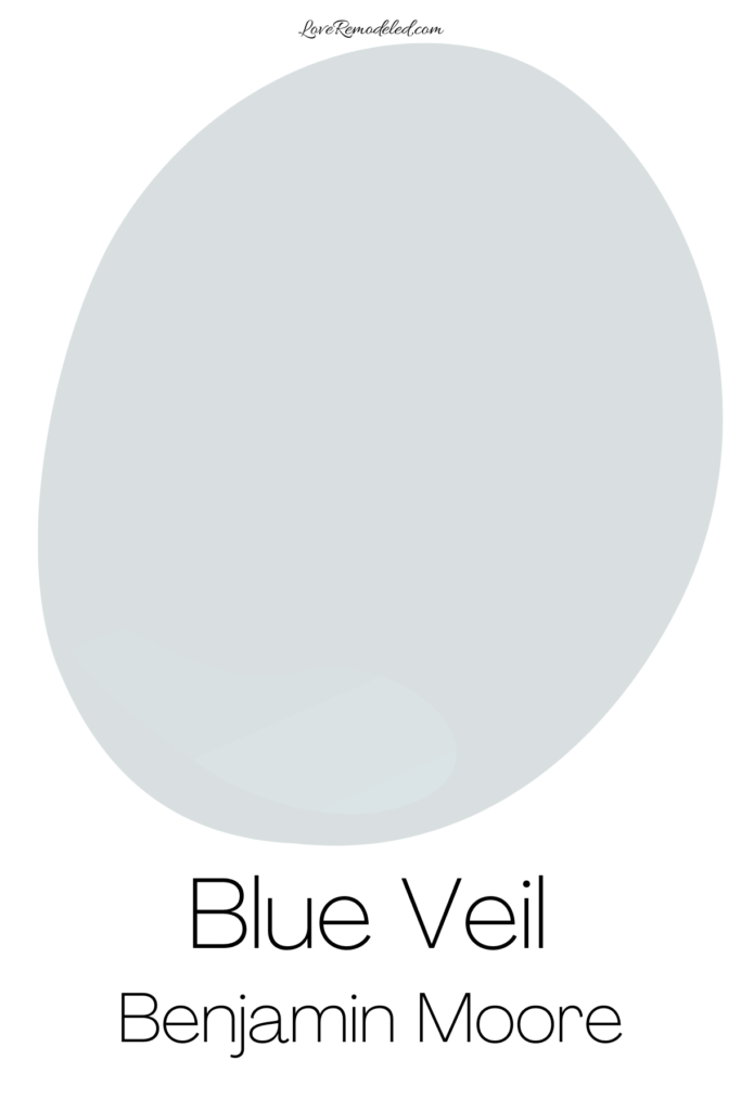 Benjamin Moore Blue Veil Paint Drop