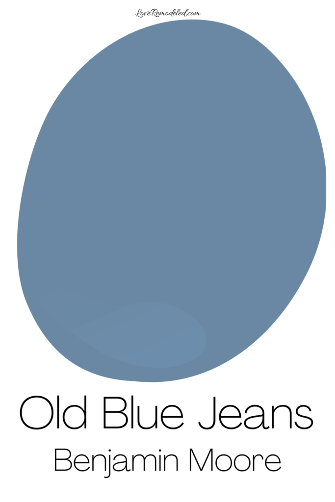 Benjamin Moore Old Blue Jeans Paint Drop