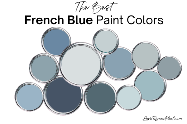 French Blue Paint Colors Sherwin Williams Benjamin Moore - blue paint colors in paint cans