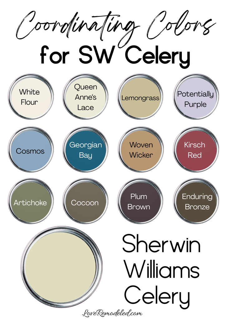 Coordinating Colors for SW Celery