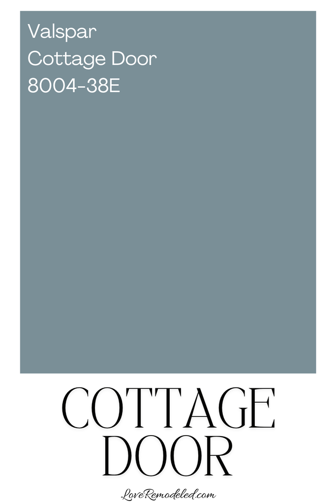 Valspar Cottage Door 8004-38E Paint Color Swatch